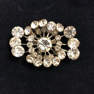Beautiful Vintage Rhinestone Brooch